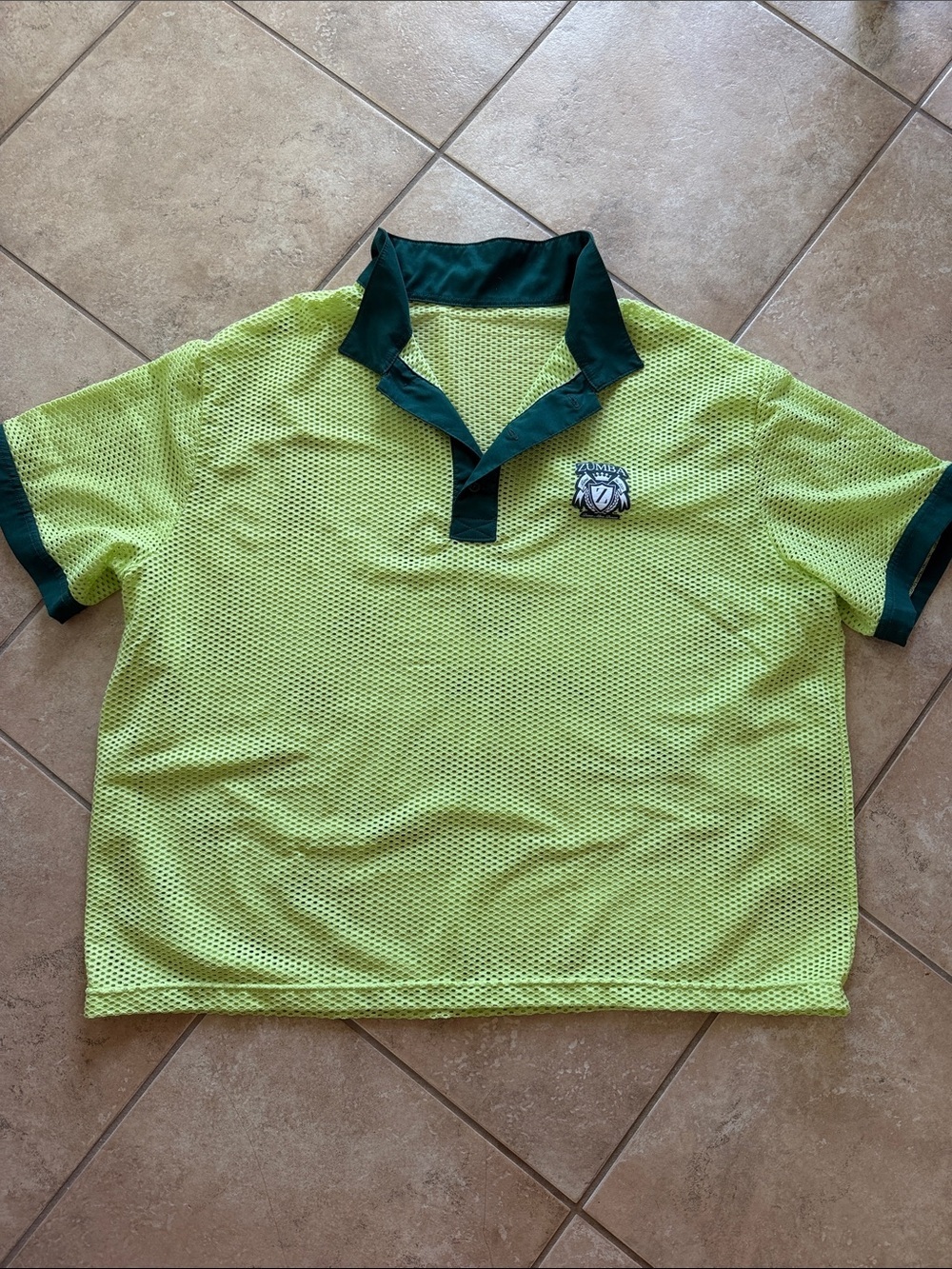 Zumba Fitness Class of 2001 Oversized Mesh Polo